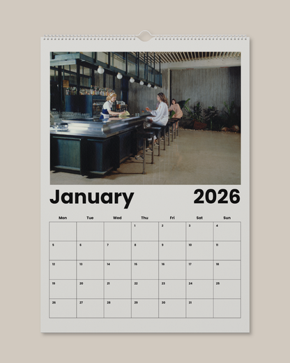 Wall Calendar Hotels of Yugoslavia 2026