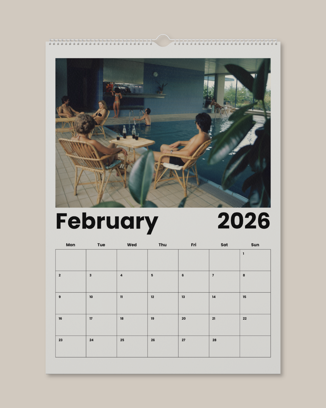 Wall Calendar Hotels of Yugoslavia 2026