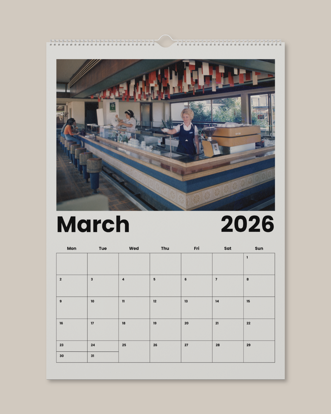 Wall Calendar Hotels of Yugoslavia 2026