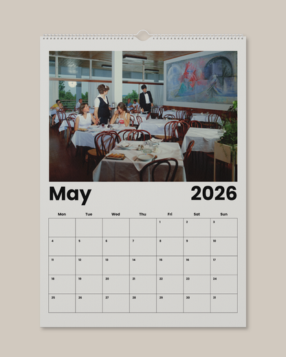 Wall Calendar Hotels of Yugoslavia 2026