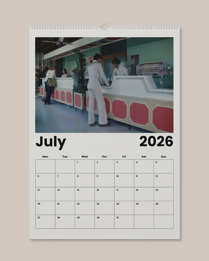 Wall Calendar Hotels of Yugoslavia 2026