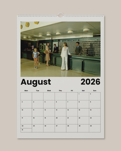 Wall Calendar Hotels of Yugoslavia 2026
