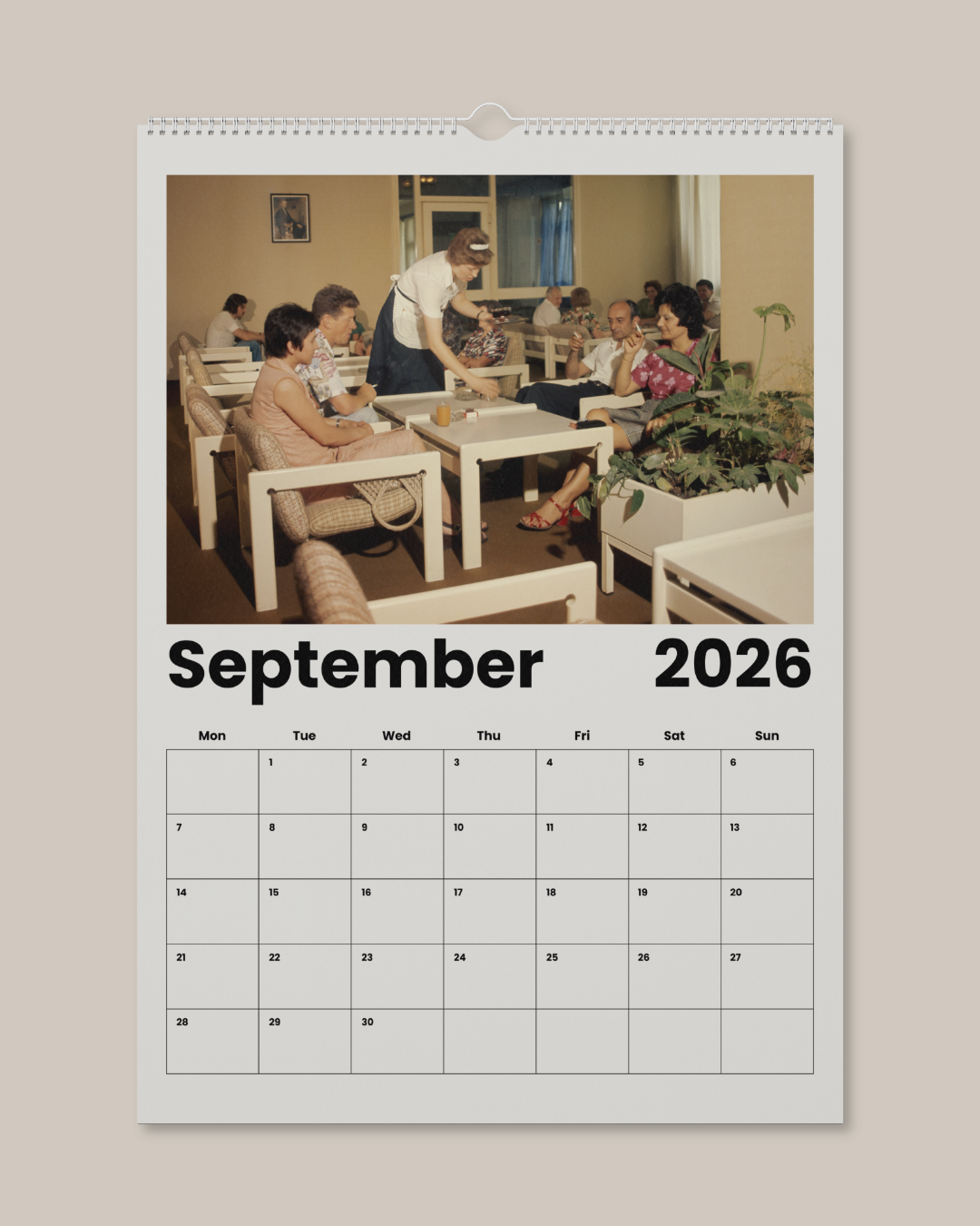 Wall Calendar Hotels of Yugoslavia 2026