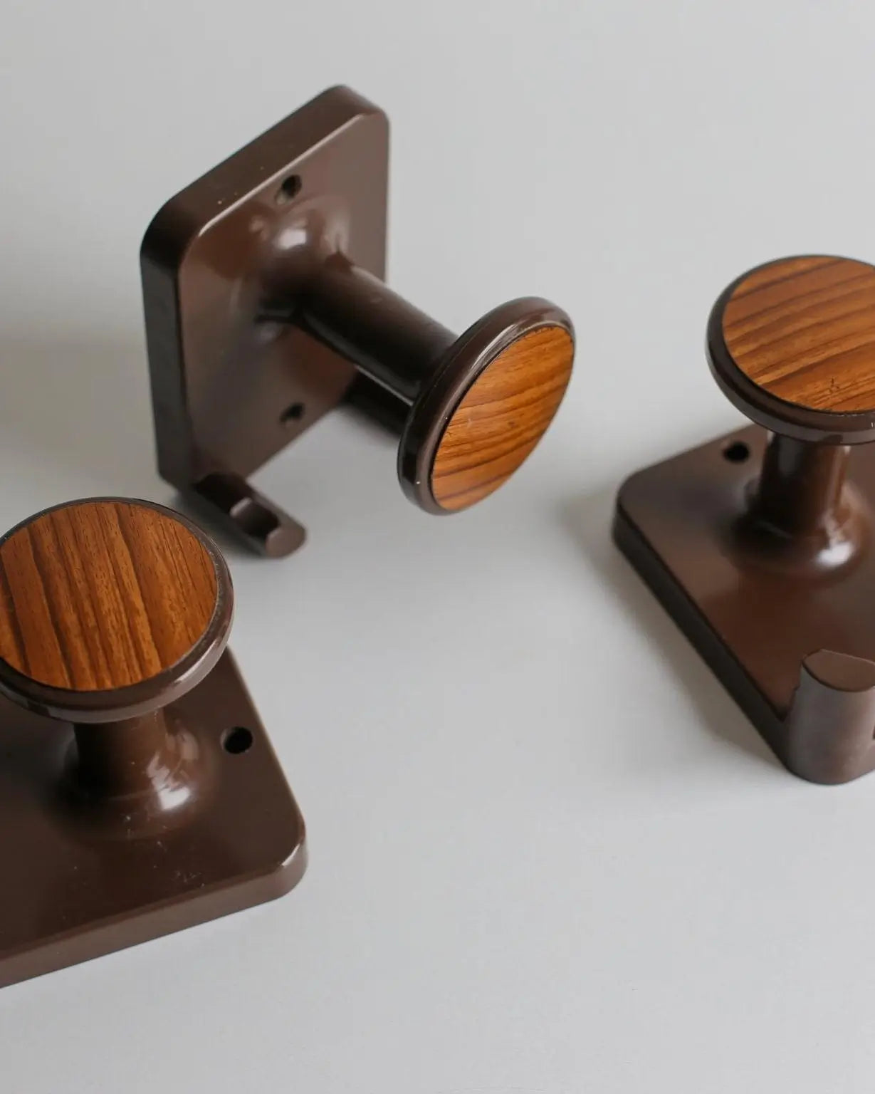 A set of 3 coat hooks - Made in Yugoslavia