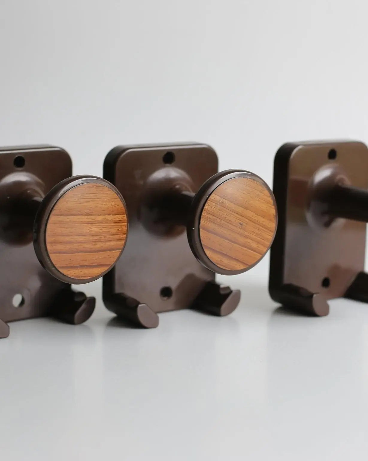 A set of 3 coat hooks - Made in Yugoslavia