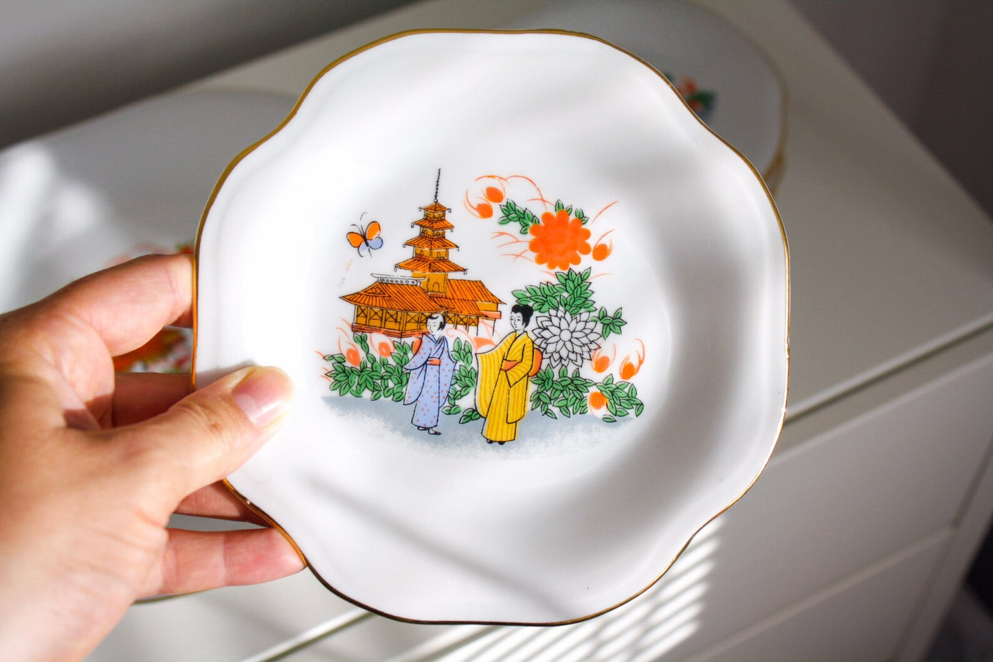 Vintage Jugoporcelan Dessert Plate Set