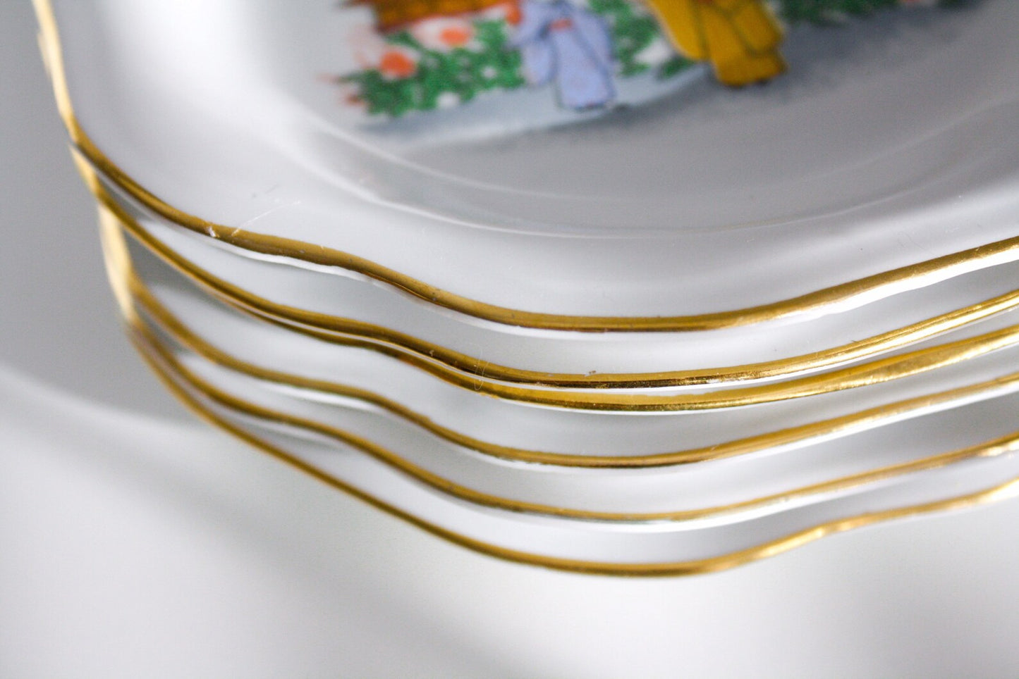 Vintage Jugoporcelan Dessert Plate Set