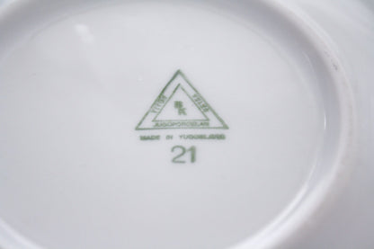 Vintage Jugoporcelan Dessert Plate Set