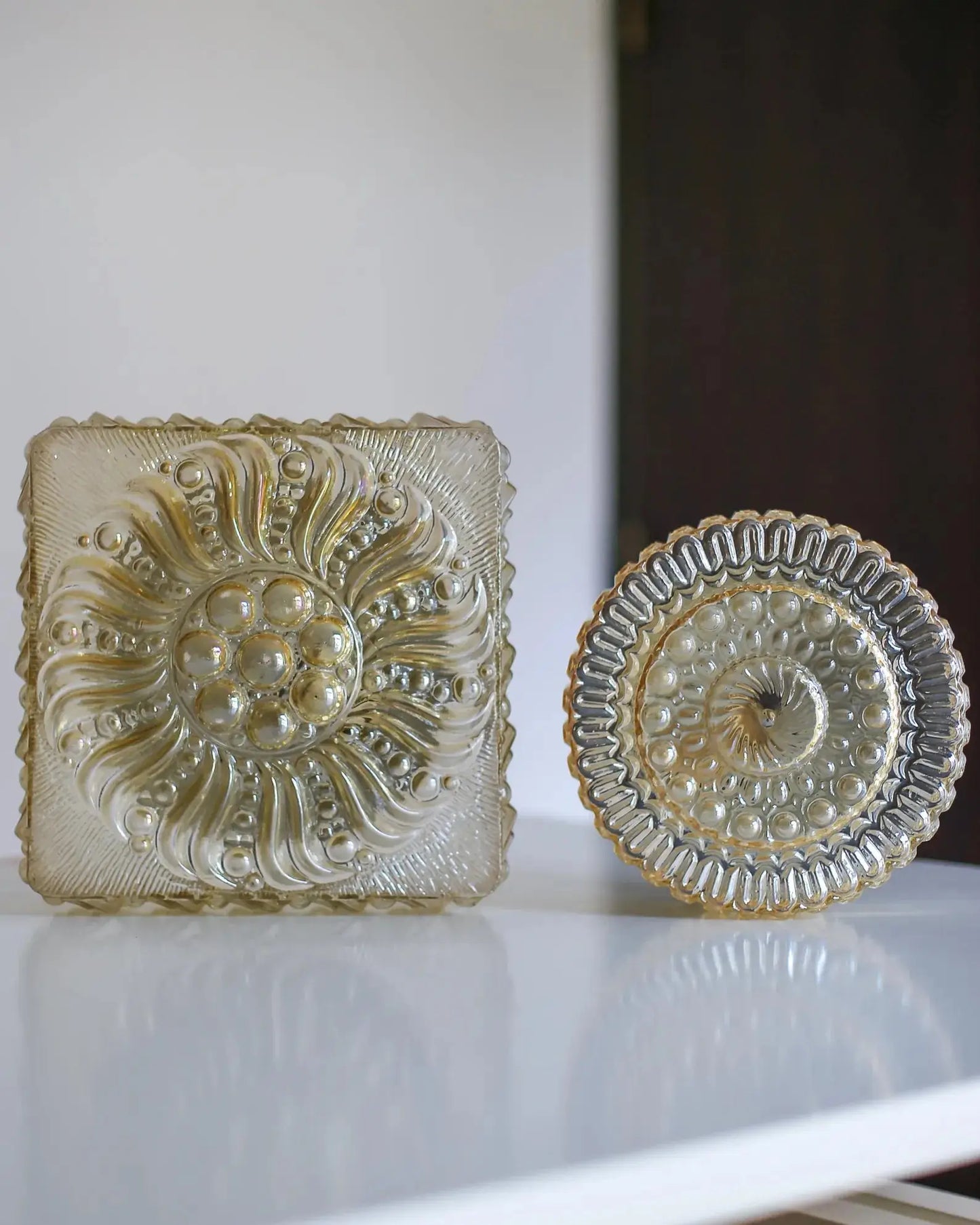 A set of two Vintage Sijaj Hrastnik Wall lamp