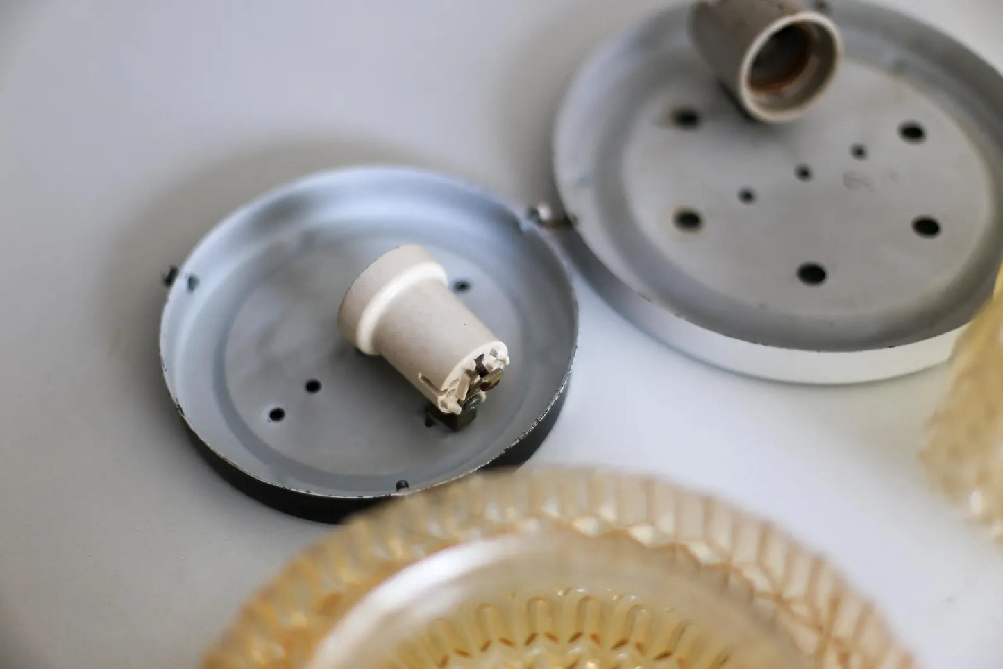 A set of two Vintage Sijaj Hrastnik Wall lamp