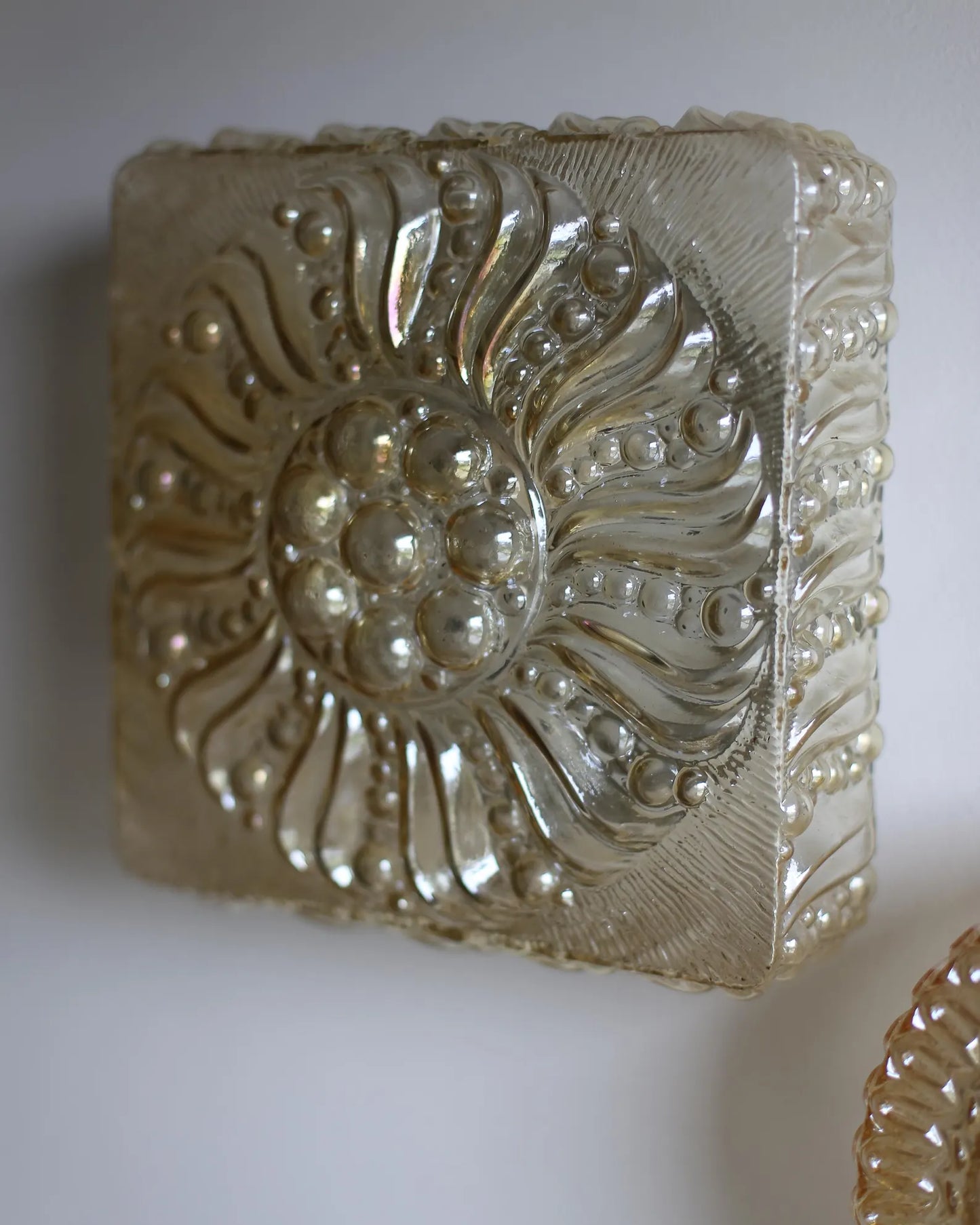 A set of two Vintage Sijaj Hrastnik Wall lamp