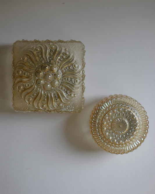 A set of two Vintage Sijaj Hrastnik Wall lamp