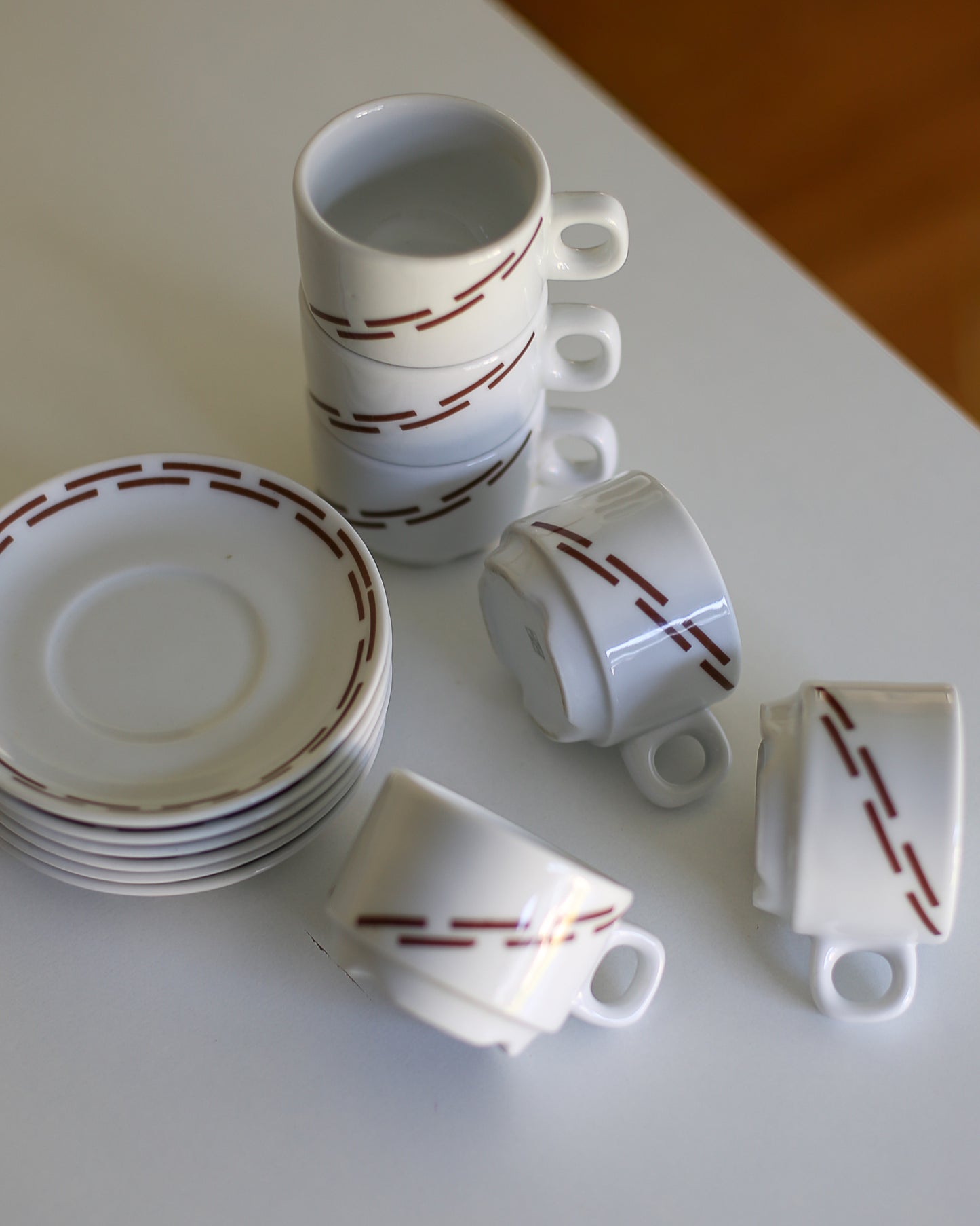 Set of 6 Vintage Jugokeramika Espresso Cups