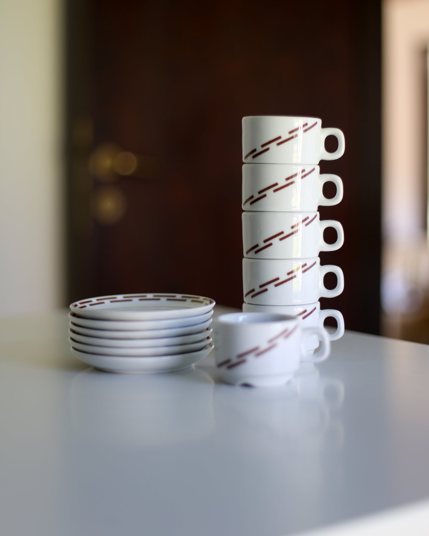 Set of 6 Vintage Jugokeramika Espresso Cups