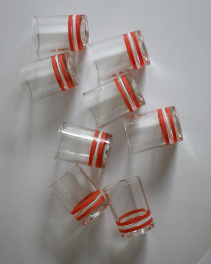 Set of 8 Vintage Kinderlada glasses