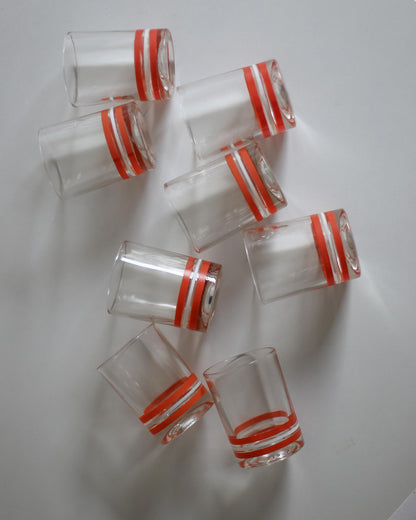 Set of 8 Vintage Kinderlada glasses