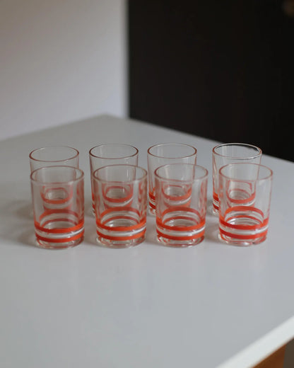 Set of 8 Vintage Kinderlada glasses