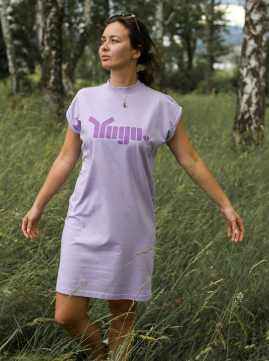 Lilac Yugo dress - Made in Yugoslavia