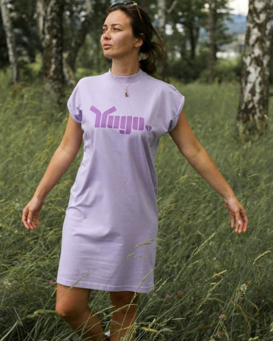 Lilac Yugo dress - Made in Yugoslavia