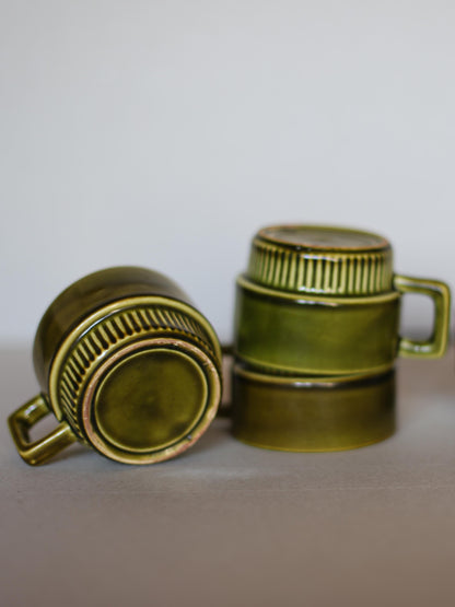 Vintage Yugoslav Kil Ceramic Espresso Cups – Set of 4