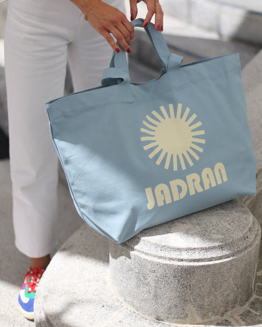 Sunny Adriatic Oversized Bag - Dusty Blue