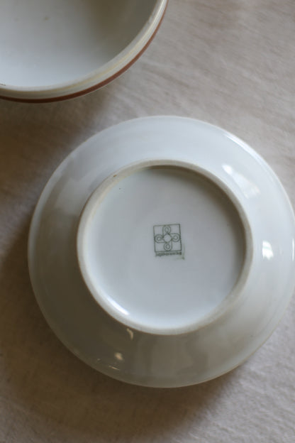 A set of 2 Jugokeramika bowls