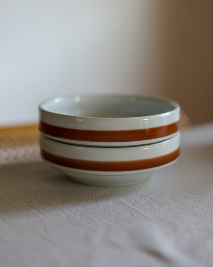 A set of 2 Jugokeramika bowls