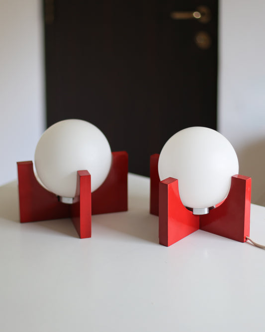 A Pair of Vintage Bedside Lamps by Dekor Zabok