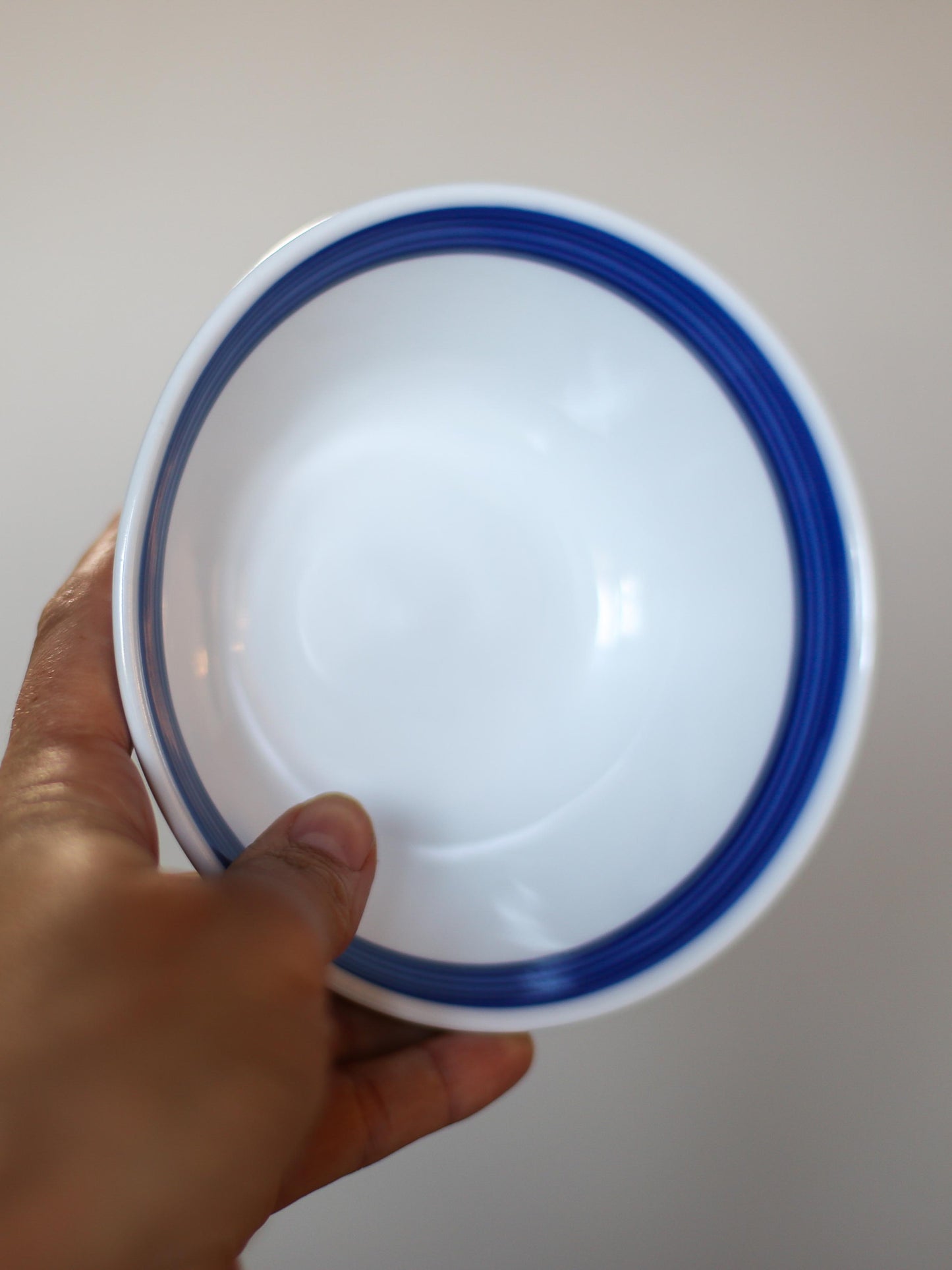 Vintage Jugokeramika Bowls with Blue Rim