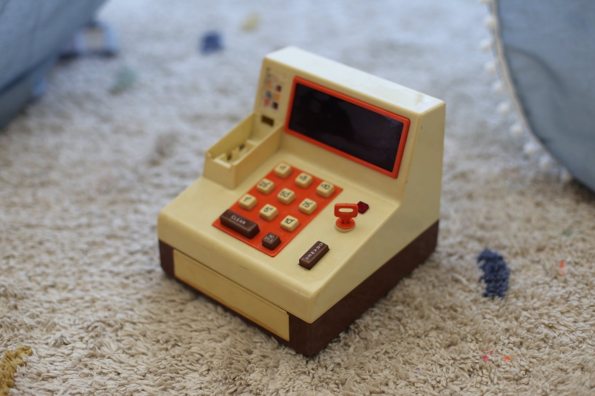 Vintage cash toy register made by Mehanotehnika - Made in Yugoslavia