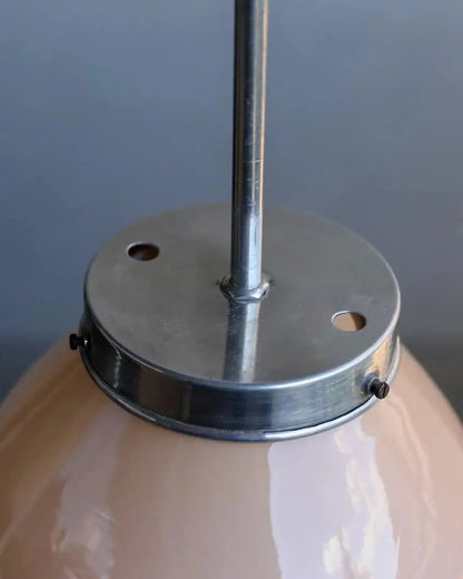Vintage Glass Pendant Lamp - Made in Yugoslavia
