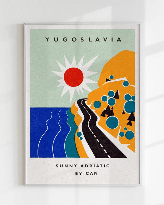 Yugoslavia, Sunny Adriatic poster - Made in Yugoslavia