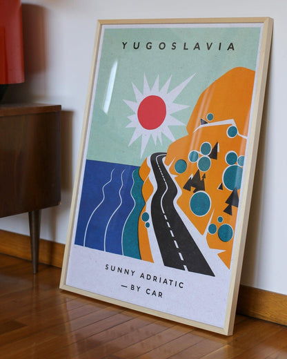 Yugoslavia, Sunny Adriatic poster - Made in Yugoslavia