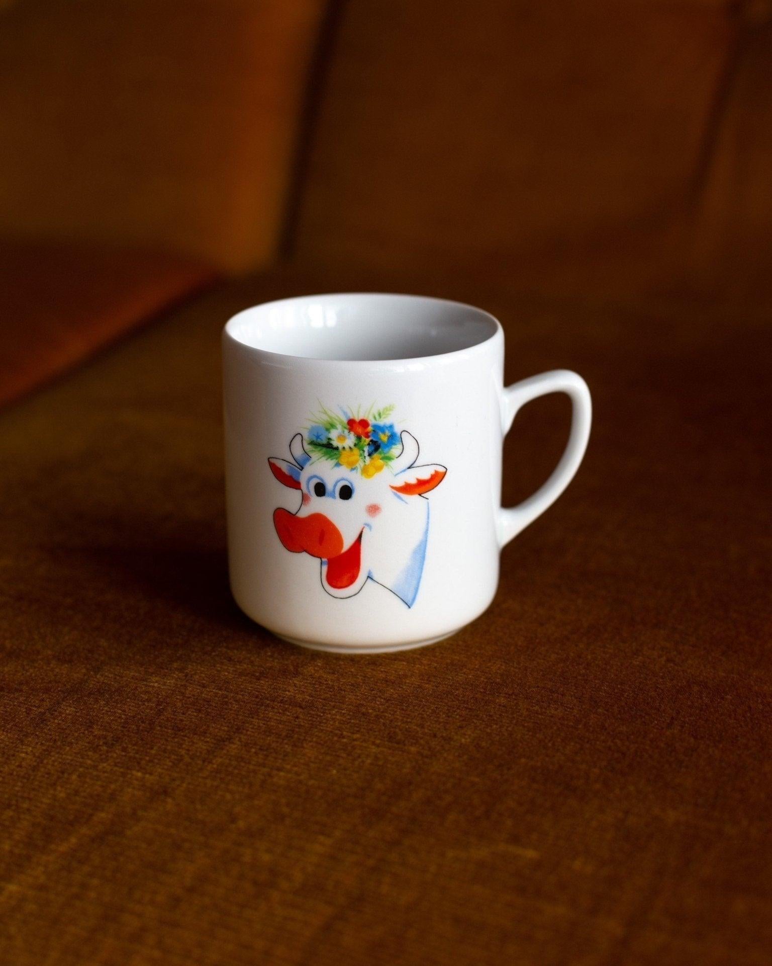 Vintage Kinderlada Kravica Mug - Made in Yugoslavia