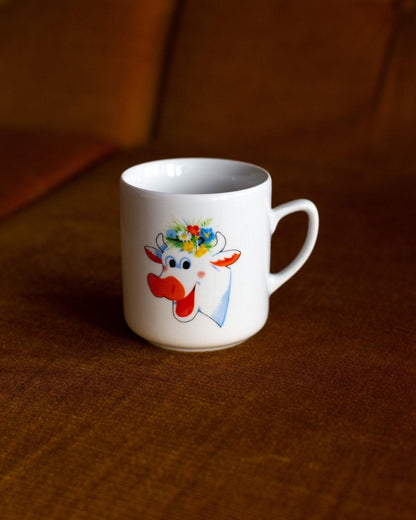 Vintage Kinderlada Kravica Mug - Made in Yugoslavia